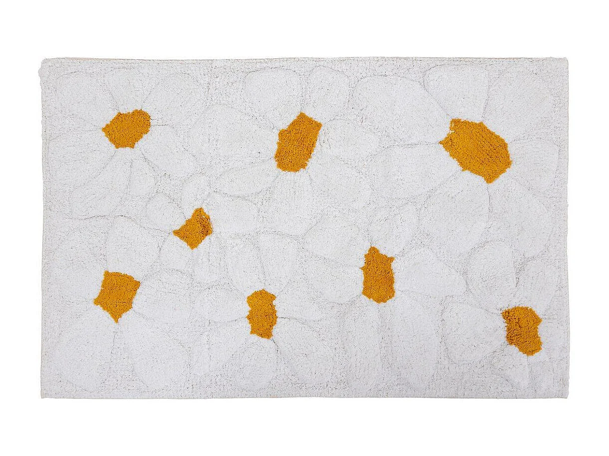 Bestickter Teppich mit Gänseblümchen