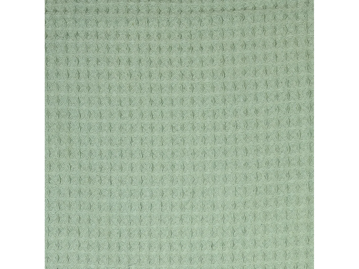 Jete De Canape Gaufre Vert D Eau 130x160cm