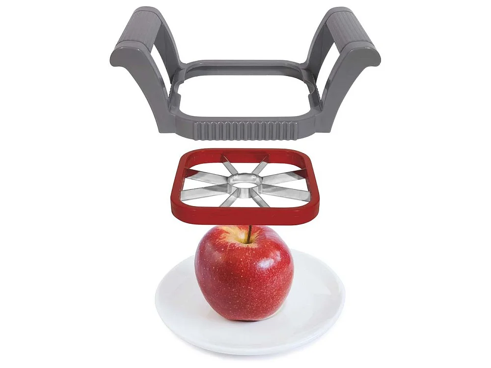 Pommes-Frites-/Apfel-Schneider mit 3 verschiedenen Klingen