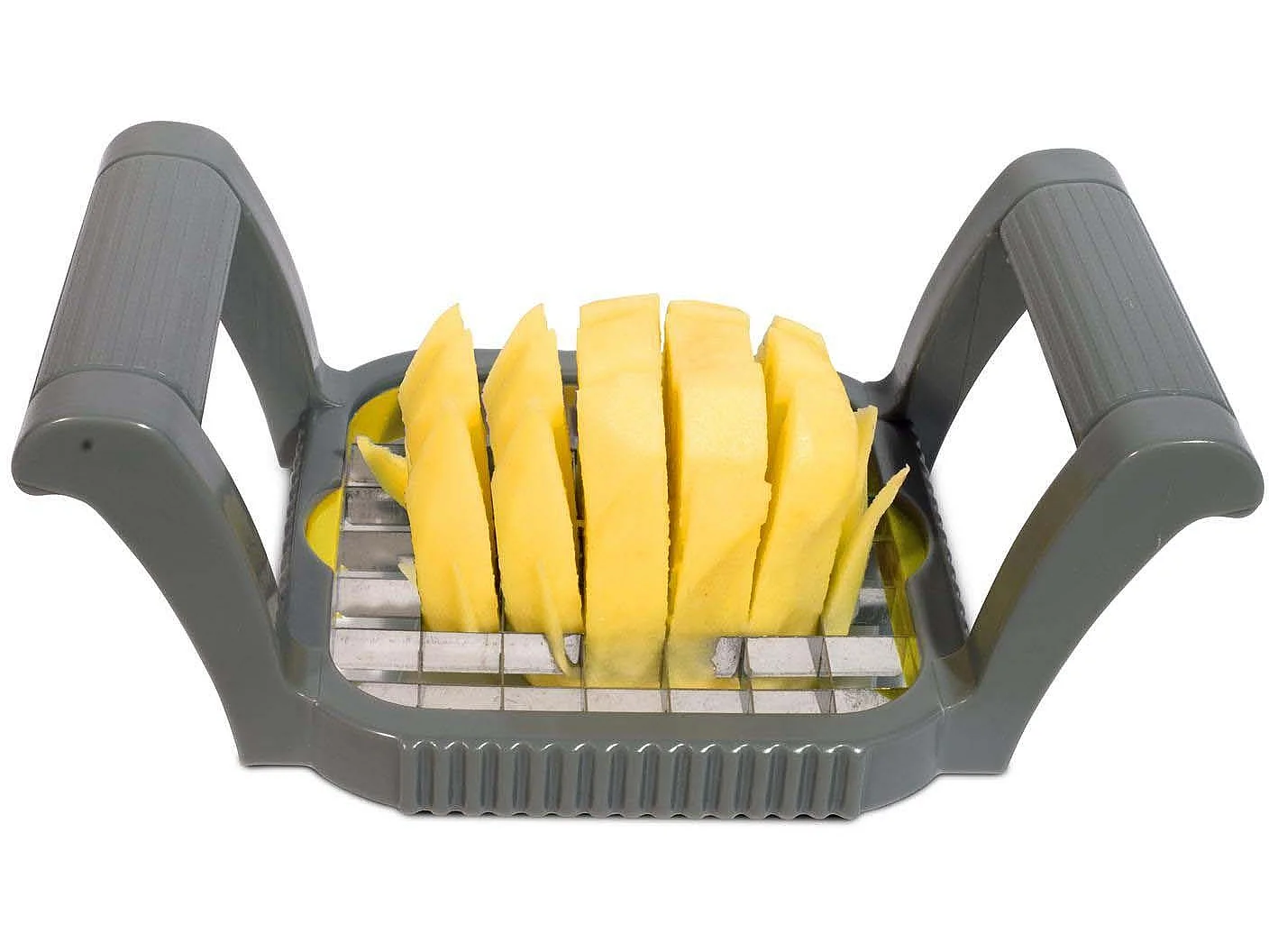 Pommes-Frites-/Apfel-Schneider mit 3 verschiedenen Klingen