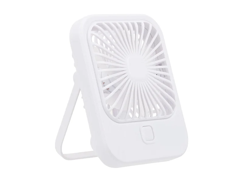 Ventilateur Portable Compact Et Rechargeable Blanc