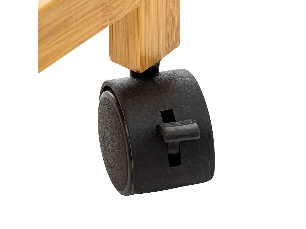 Wäschekorb auf Rollen 55 x 28 x 80 cm