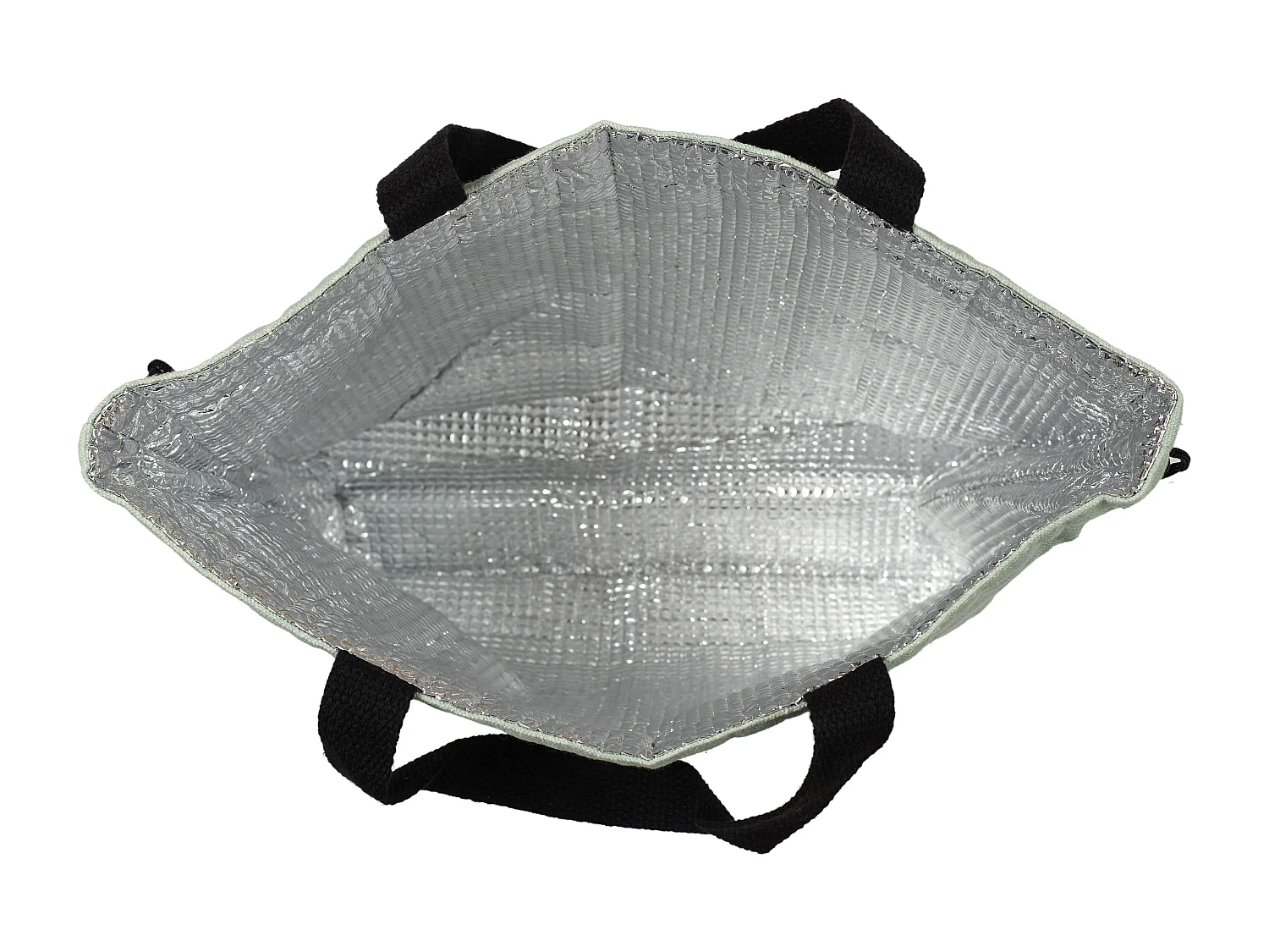 Lunch Bag Sac Fraicheur En Tissu 29x30cm Vert