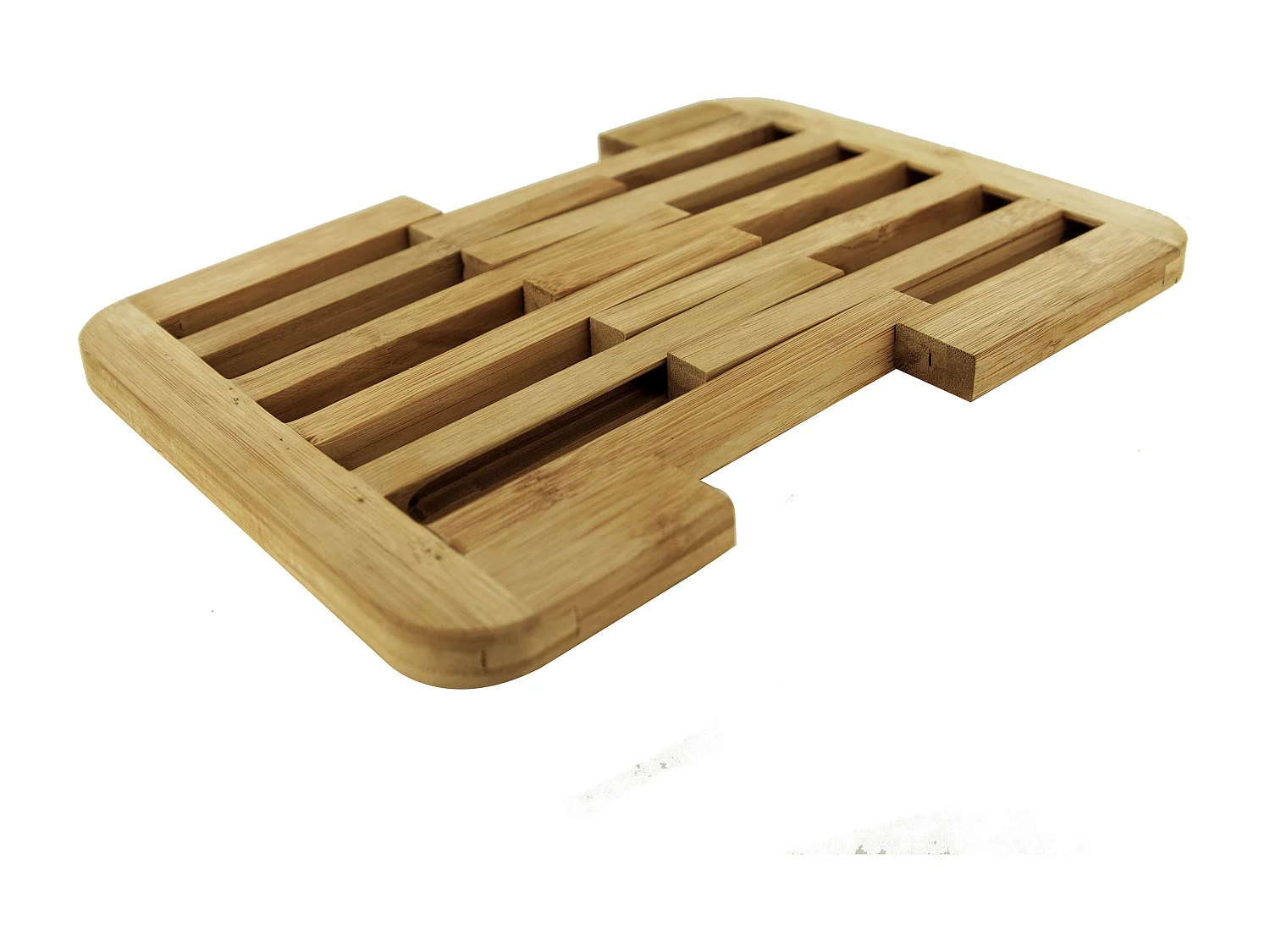 Dessous De Plat Extensible 20-30cm En Bambou Beige