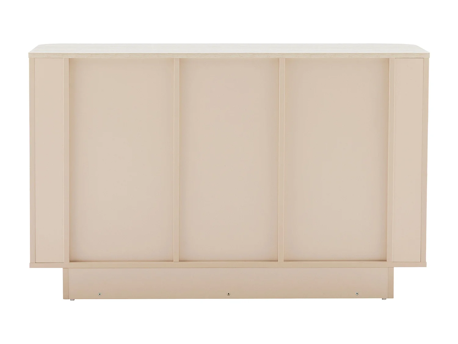 Buffet uni 3 portes L 120 cm crème