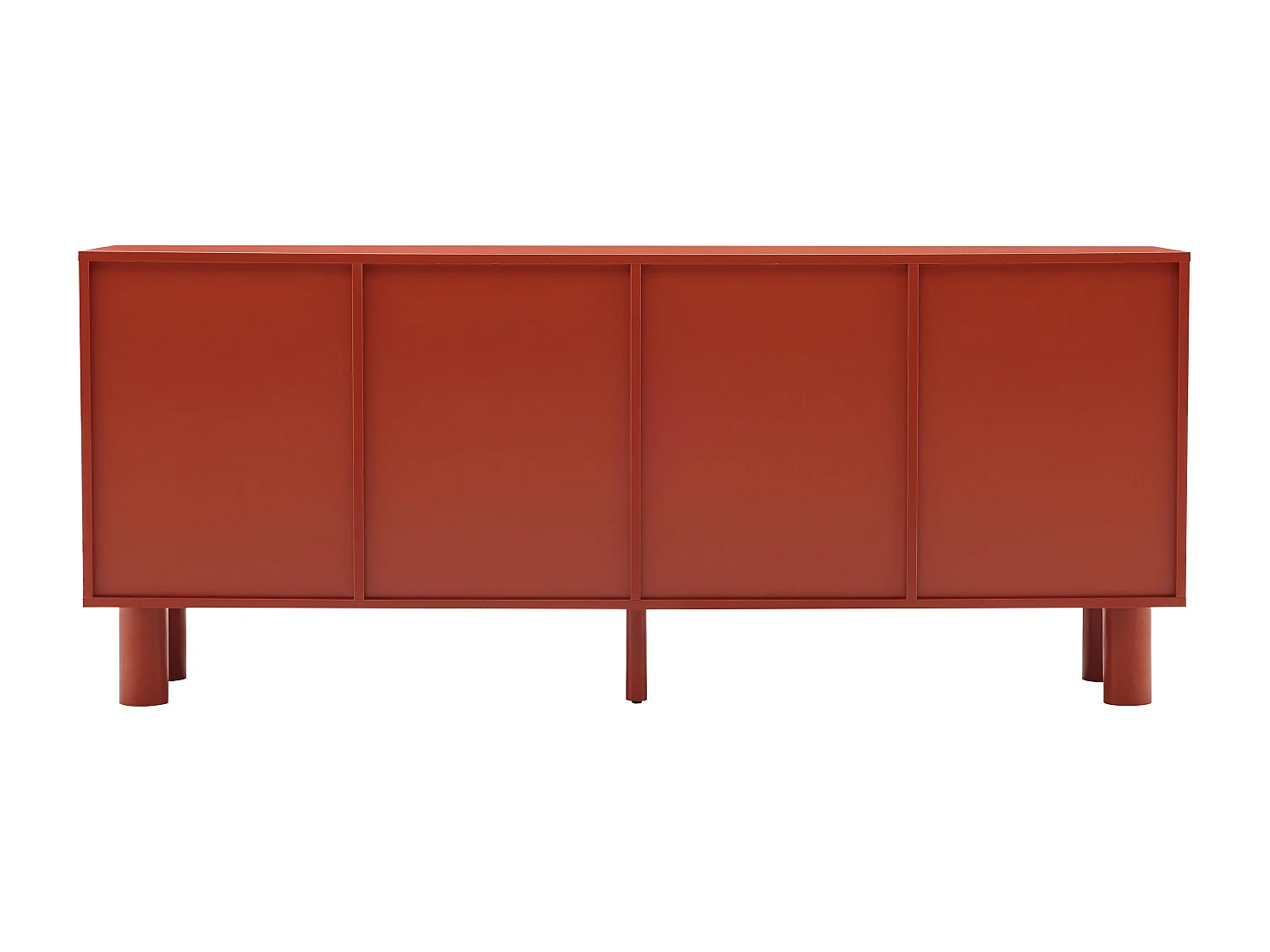 Buffet uni 4 portes L 180 cm orange
