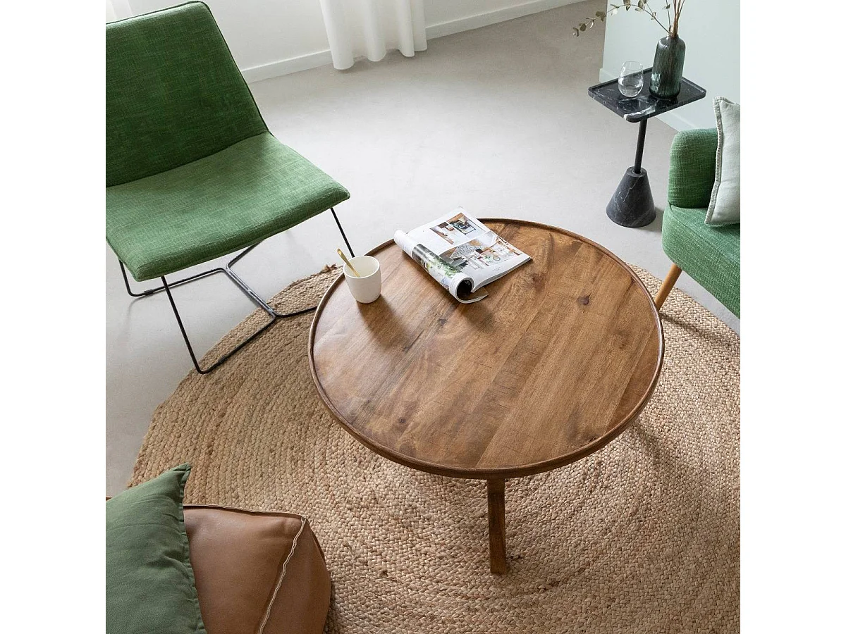 Fauteuil en tissu et métal Isaure