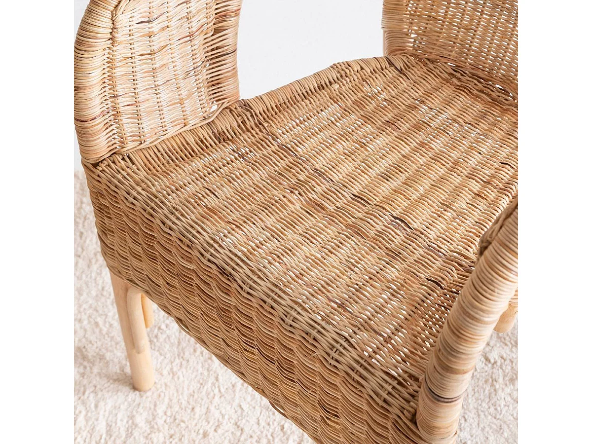 Sillón en ratán Nohan