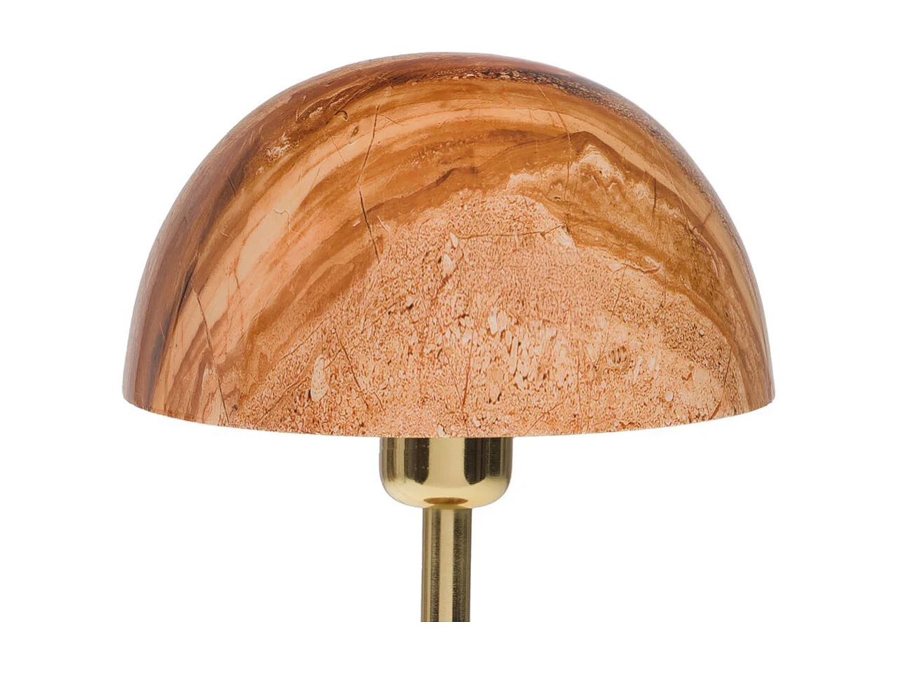 Lampe Basile en métal marbré terrazzo