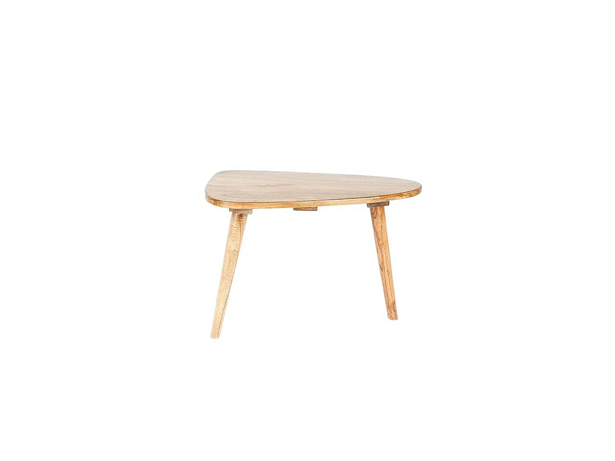 Mesa de centro de mindi macizo