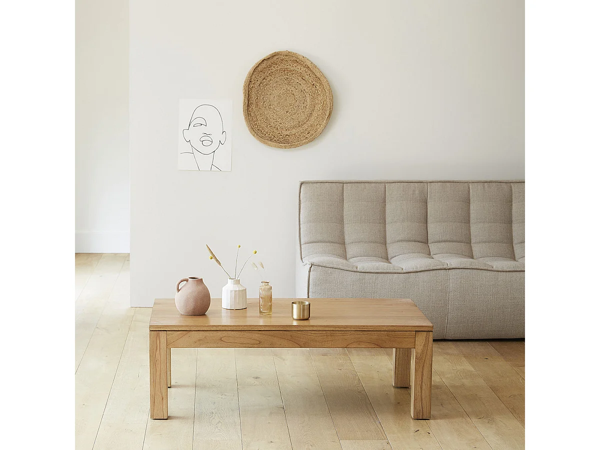 Mesa de centro de madera de mindy