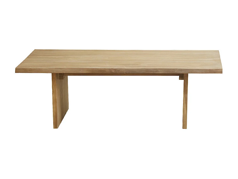 Table basse en teck massif 120 cm