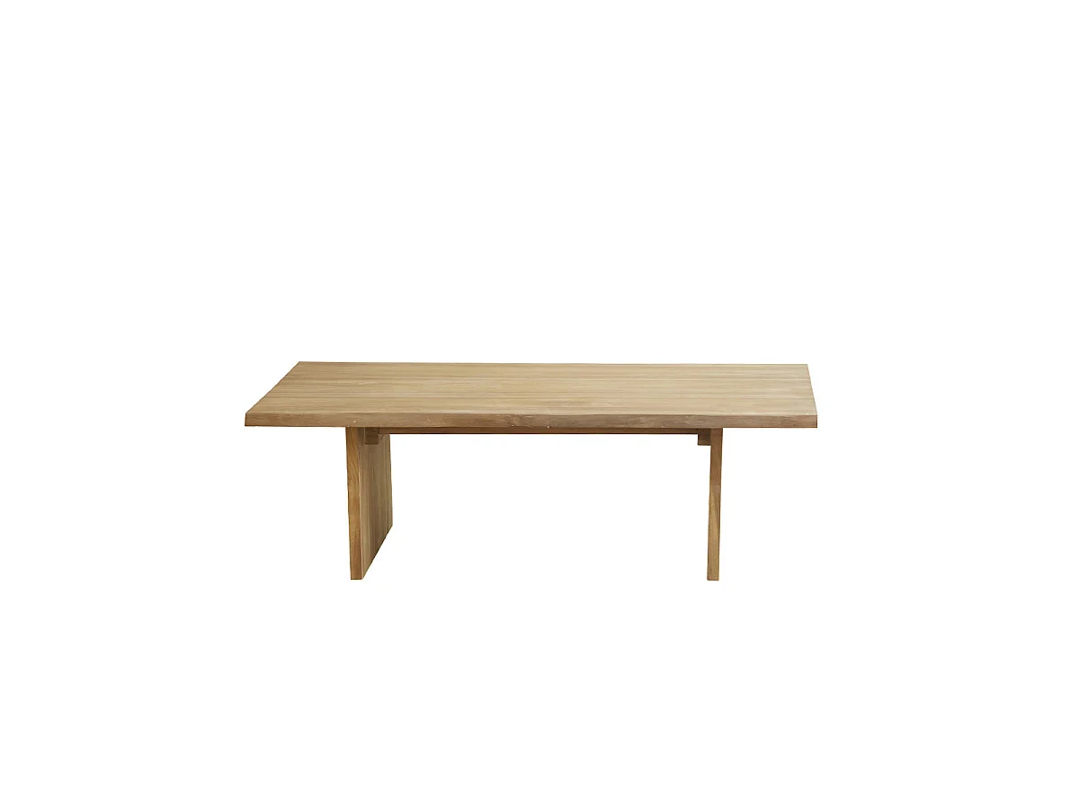 Table basse en bois de teck 120 cm