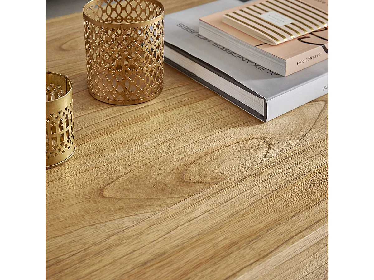 Table basse en mindi massif 140 cm