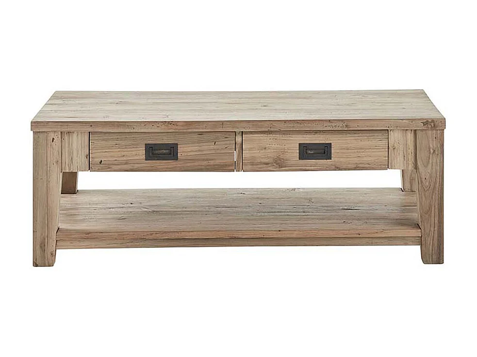 Tavolino in legno massello di teak riciclato