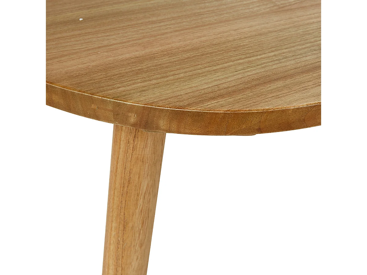 Mesa de centro de mindi macizo