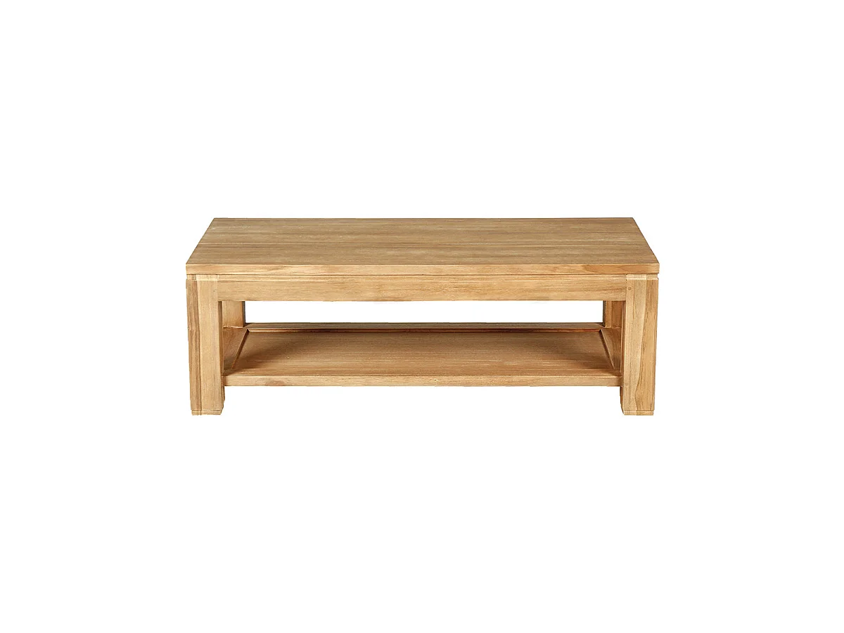 Mesa baja de teca maciza