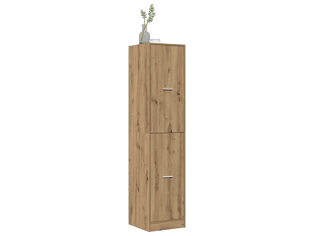Armoire d'apothicaire chêne artisanal bois d'ingénierie