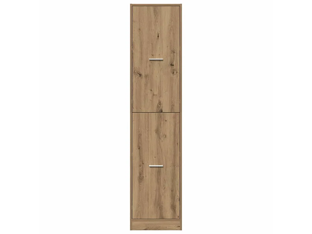 Armoire d'apothicaire chêne artisanal bois d'ingénierie