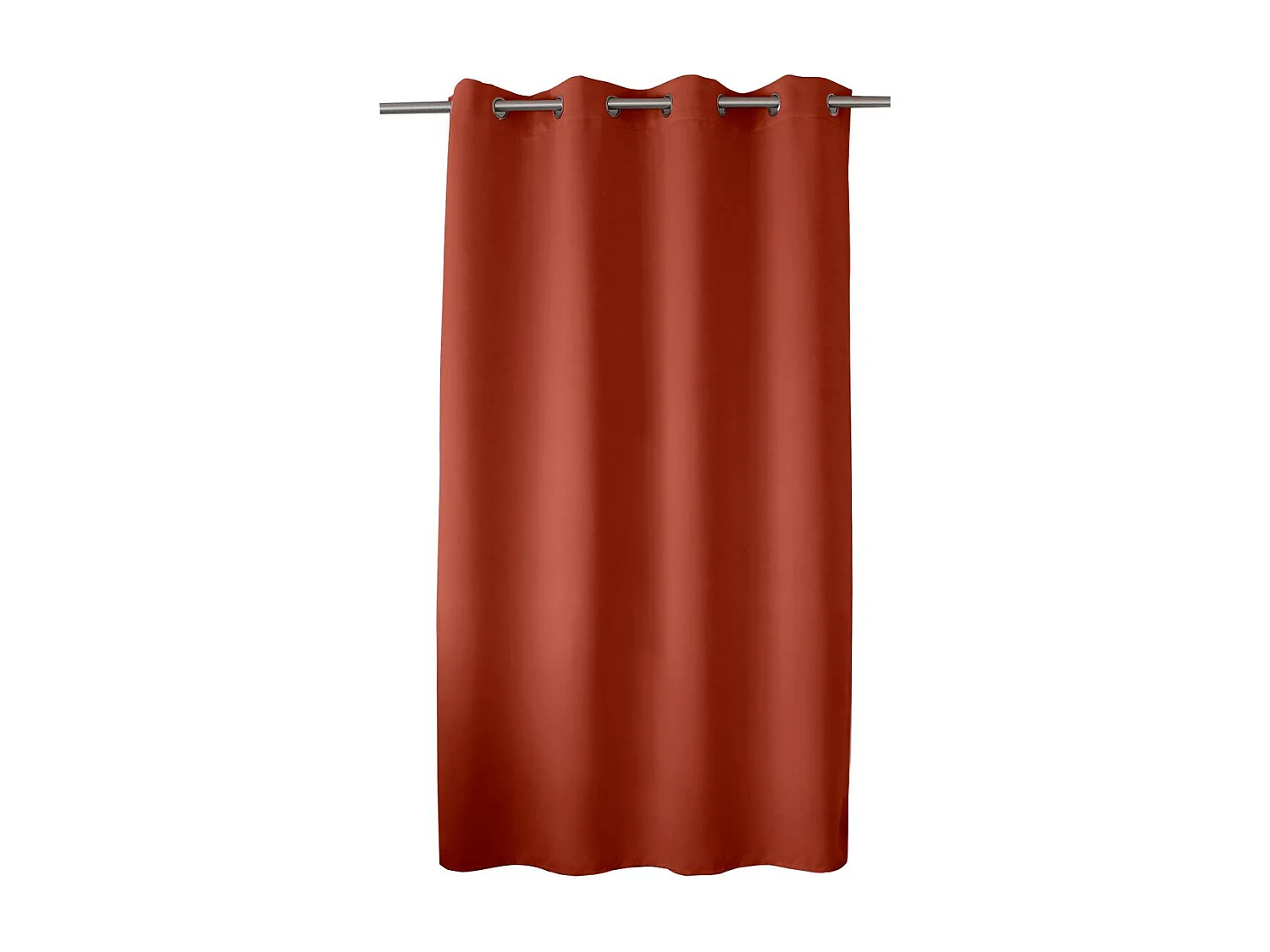 Verdunkelungsvorhang mit schwarzen Fäden und 8 Ösen 140 x 180 cm