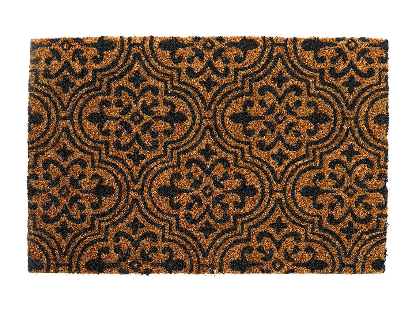 Paillasson en fibres de coco Arabesques 60 x 40 cm modèle aléatoire