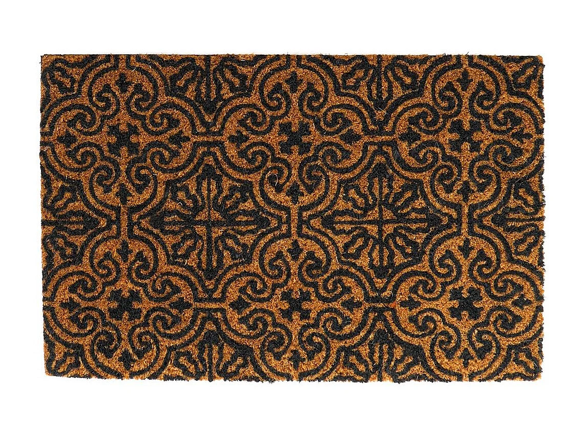 Paillasson en fibres de coco Arabesques 60 x 40 cm modèle aléatoire