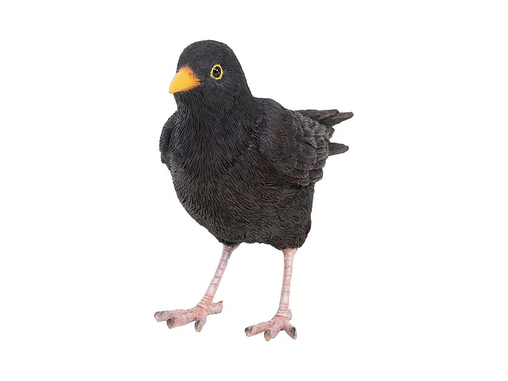 Outdoor Deko-Vogel aus Polyresin Amsel