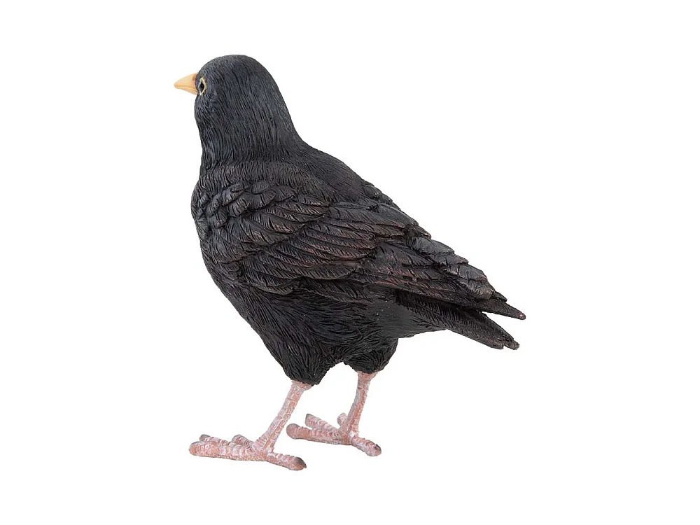 Outdoor Deko-Vogel aus Polyresin Amsel