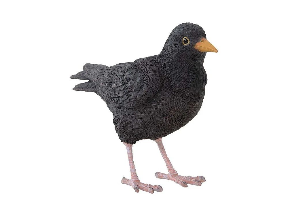Outdoor Deko-Vogel aus Polyresin Amsel
