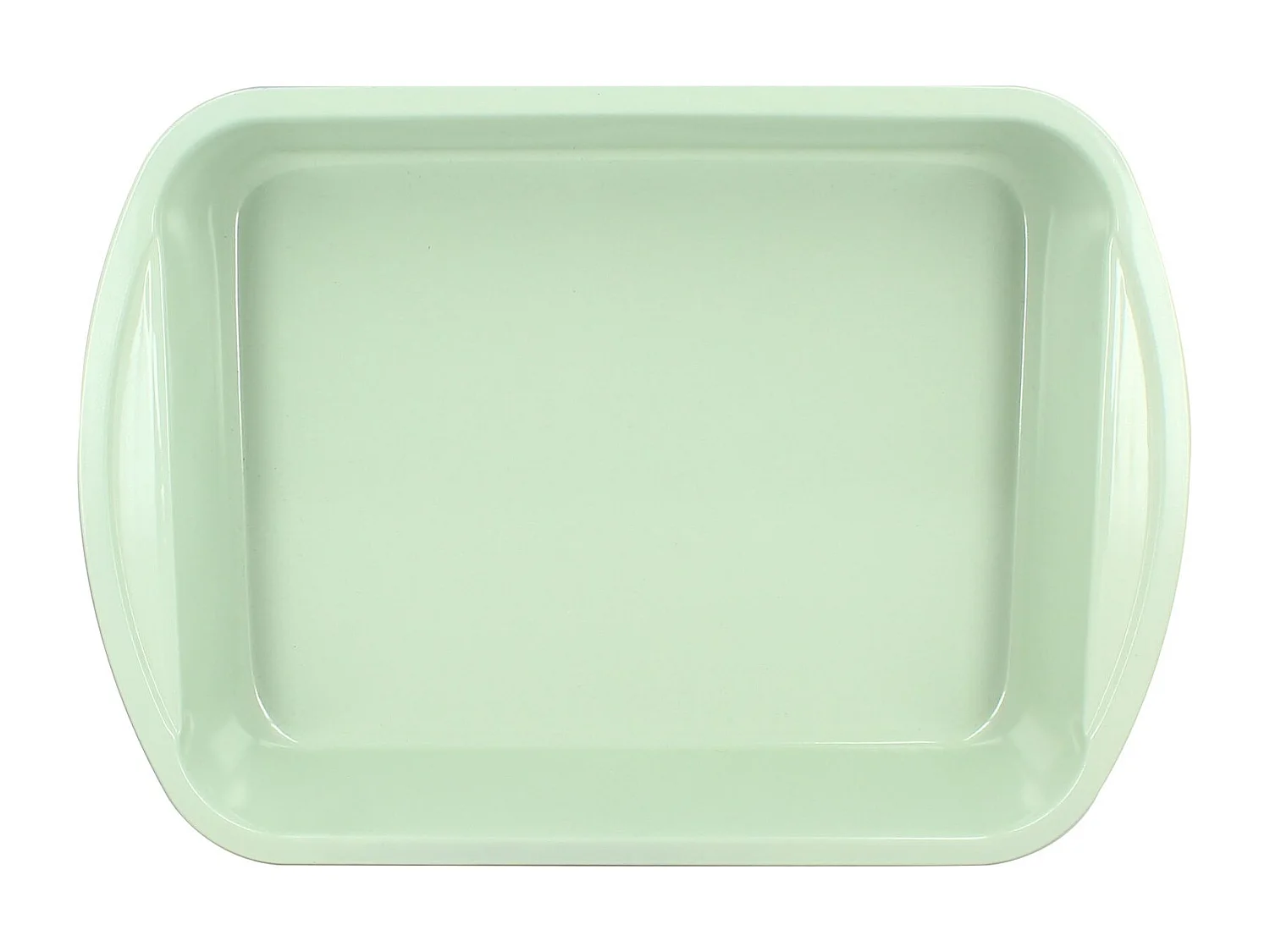 Menastyl - Plat A Four Colorama 40x28cm En Acier Carbone Celadon