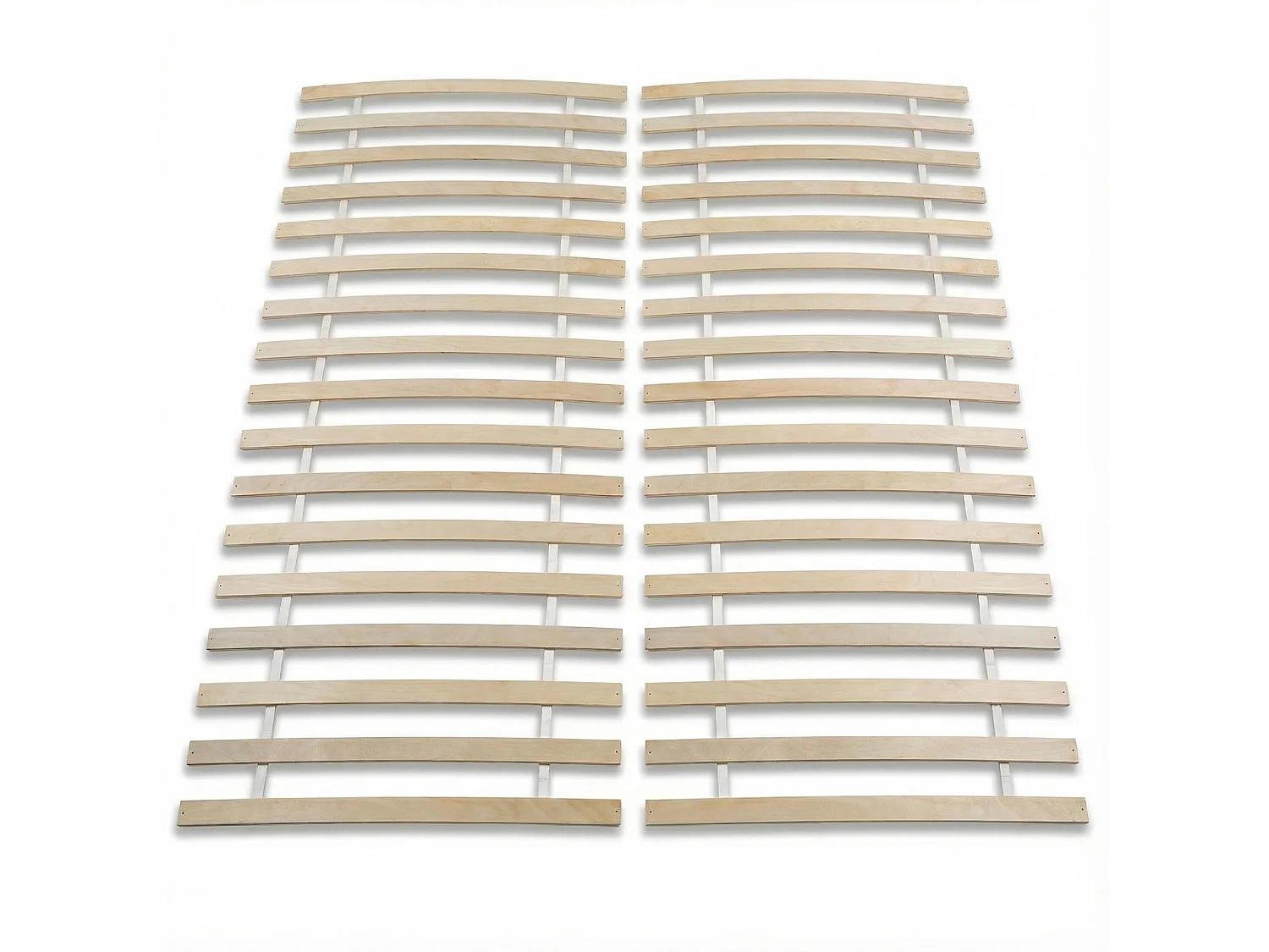 Sommier 180 x 200 cm PASIA en sans cadre, Sommier à lattes pré-percées pour lit double, vis fournies