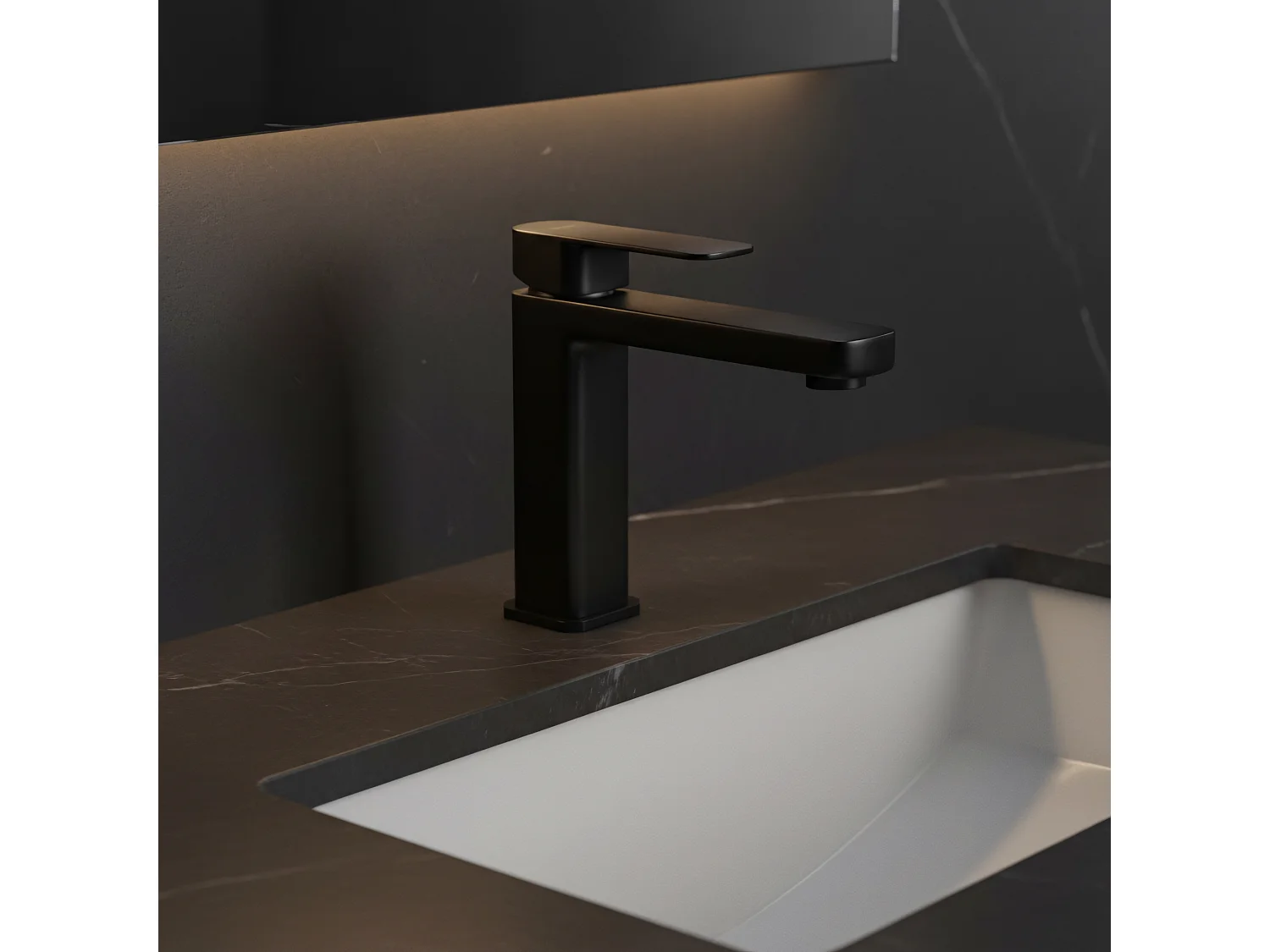 Robinet De Lavabo Rea Arlo Low Black