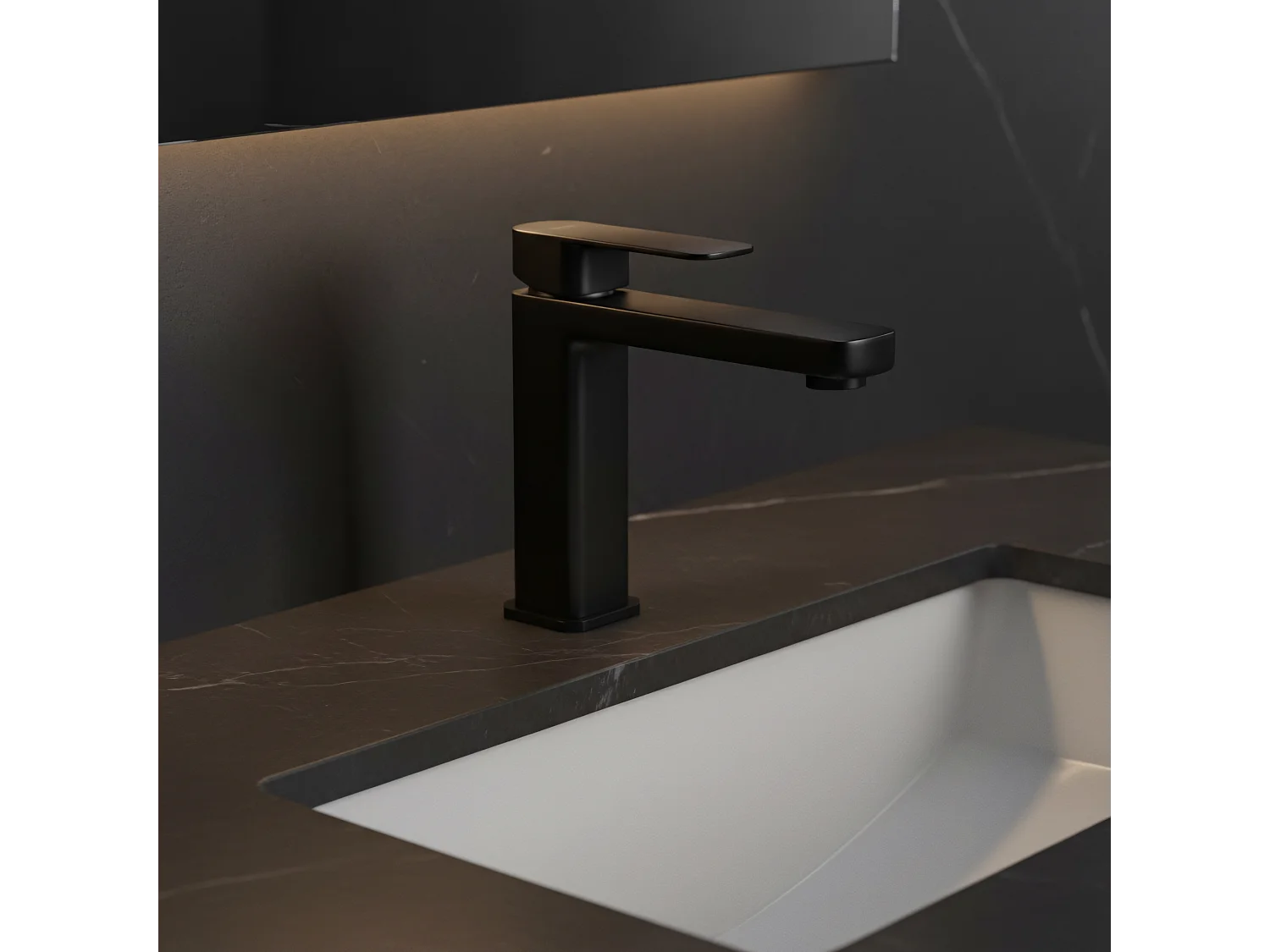 Robinet De Lavabo Rea Arlo Low Black