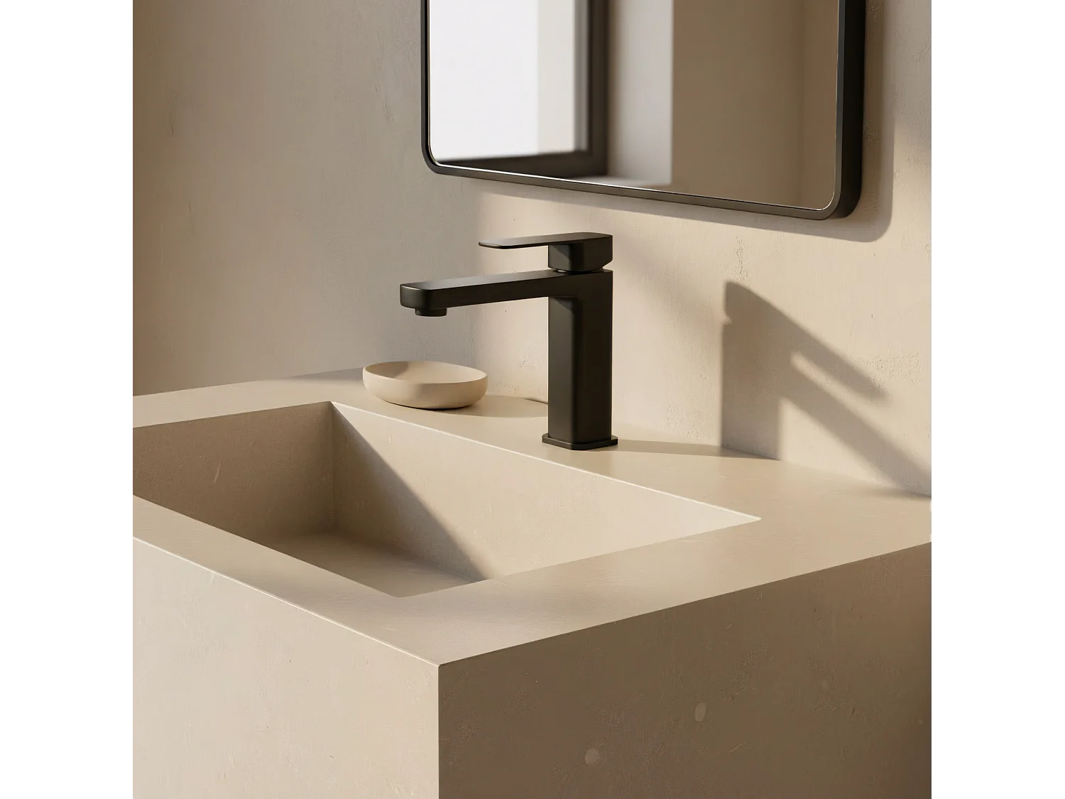 Robinet De Lavabo Rea Arlo Low Black