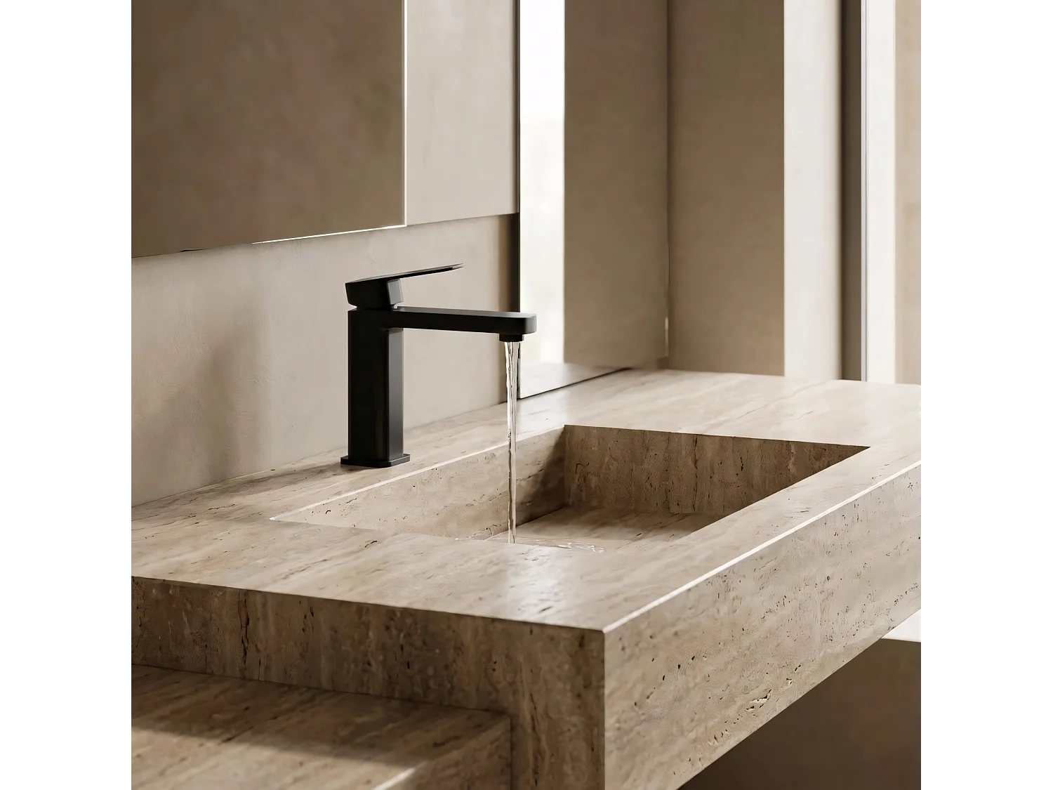 Robinet De Lavabo Rea Arlo Low Black