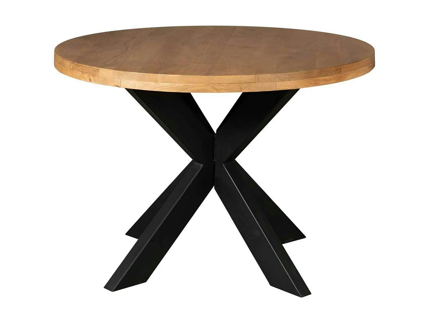 Table à manger ronde en bois clair Ø140 cm RIVANO