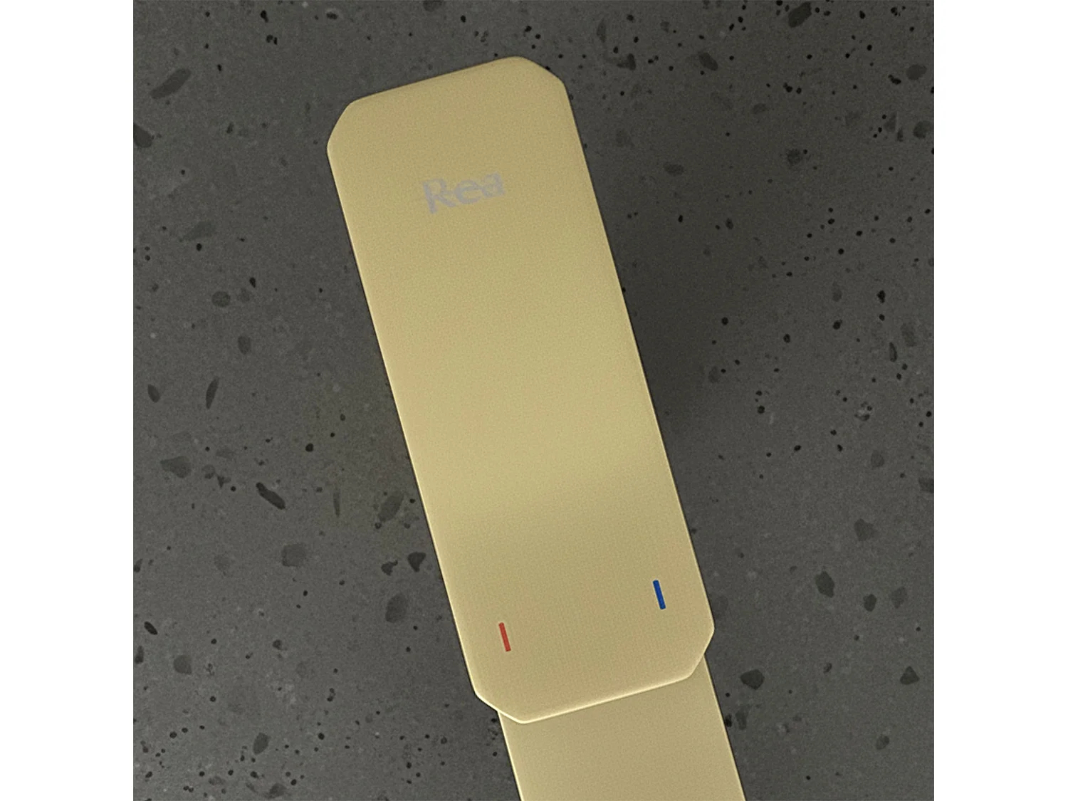 Grifo De Lavabo Rea Arlo Low Brushed Gold