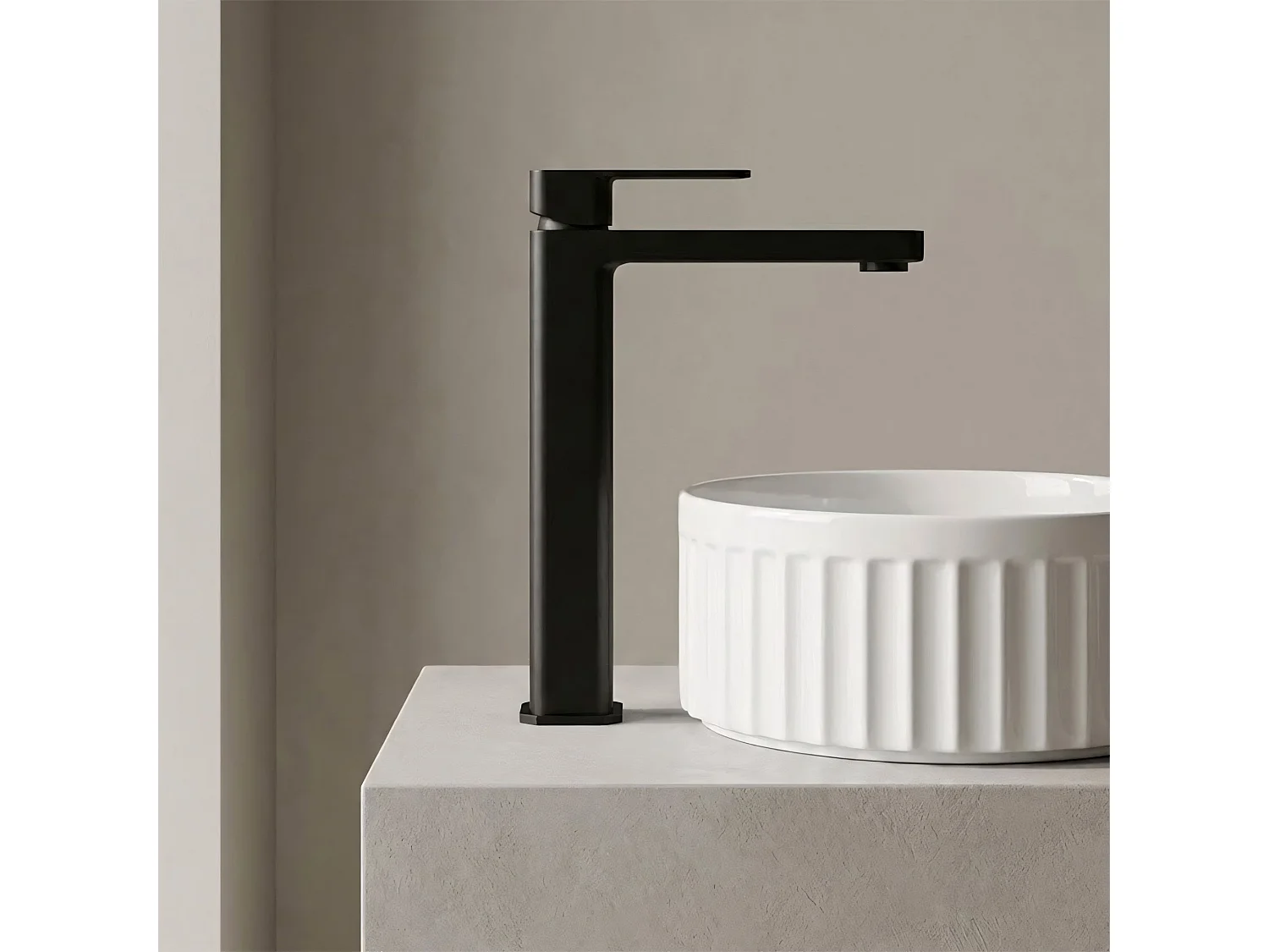 Robinet De Lavabo Rea Arlo High Black