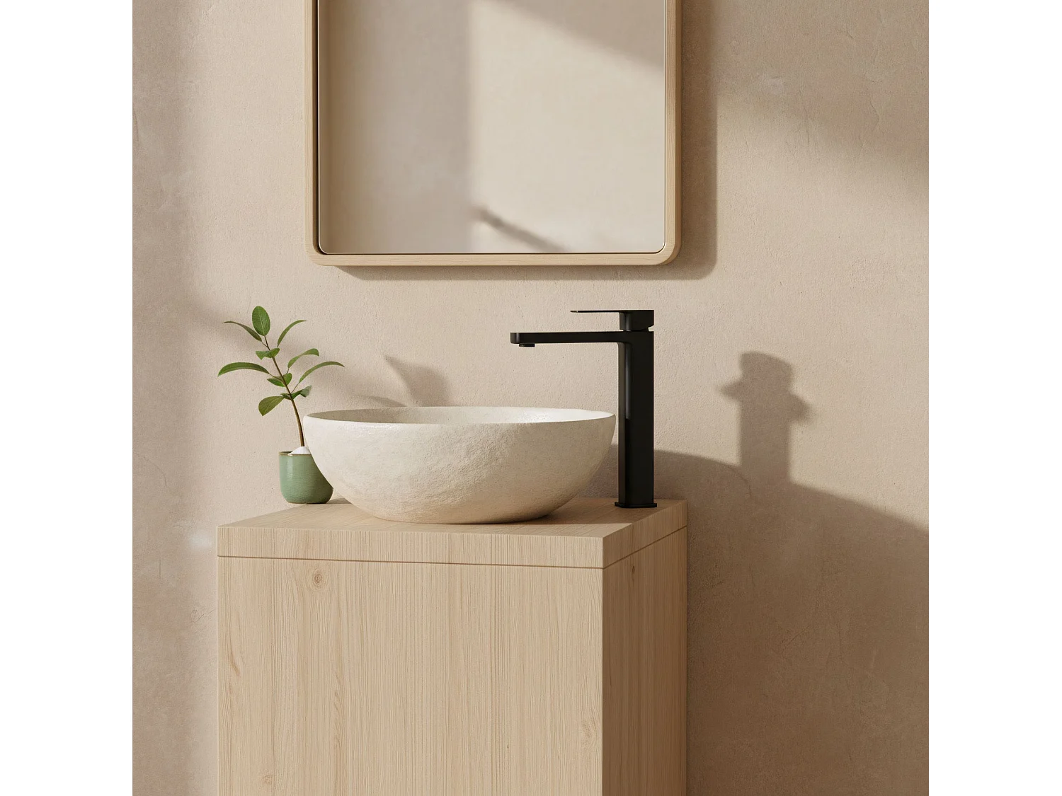 Robinet De Lavabo Rea Arlo High Black