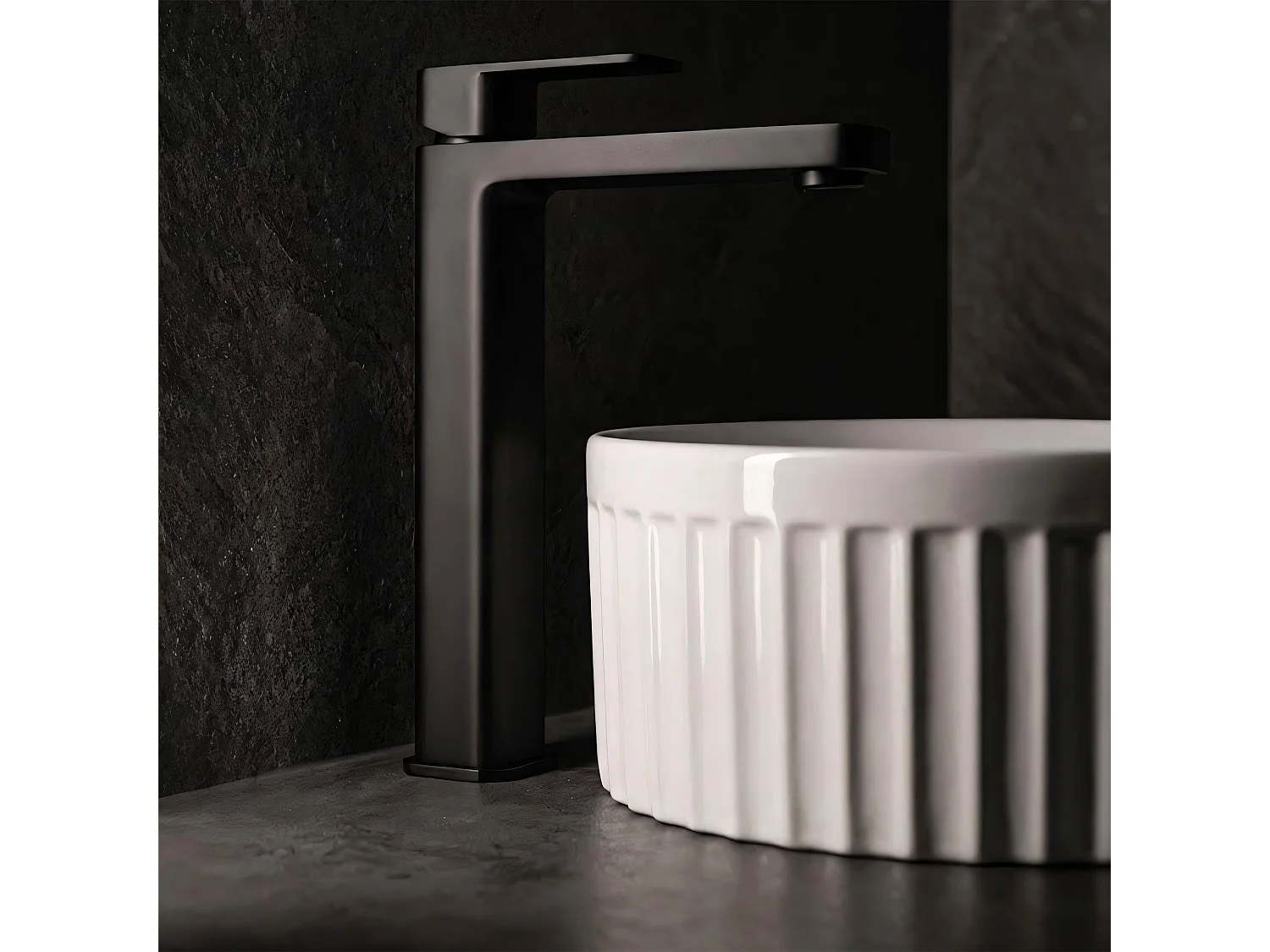 Robinet De Lavabo Rea Arlo High Black