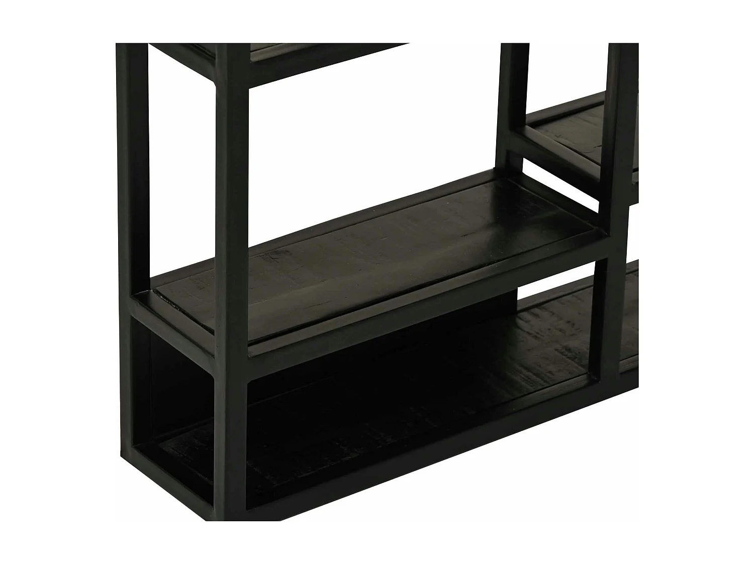 Etagère murale noire 7 niches ALVERA