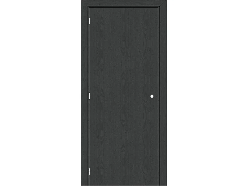 Bloc porte Grey Oak H204 x L93 Poussant Droite Cotes Tableau