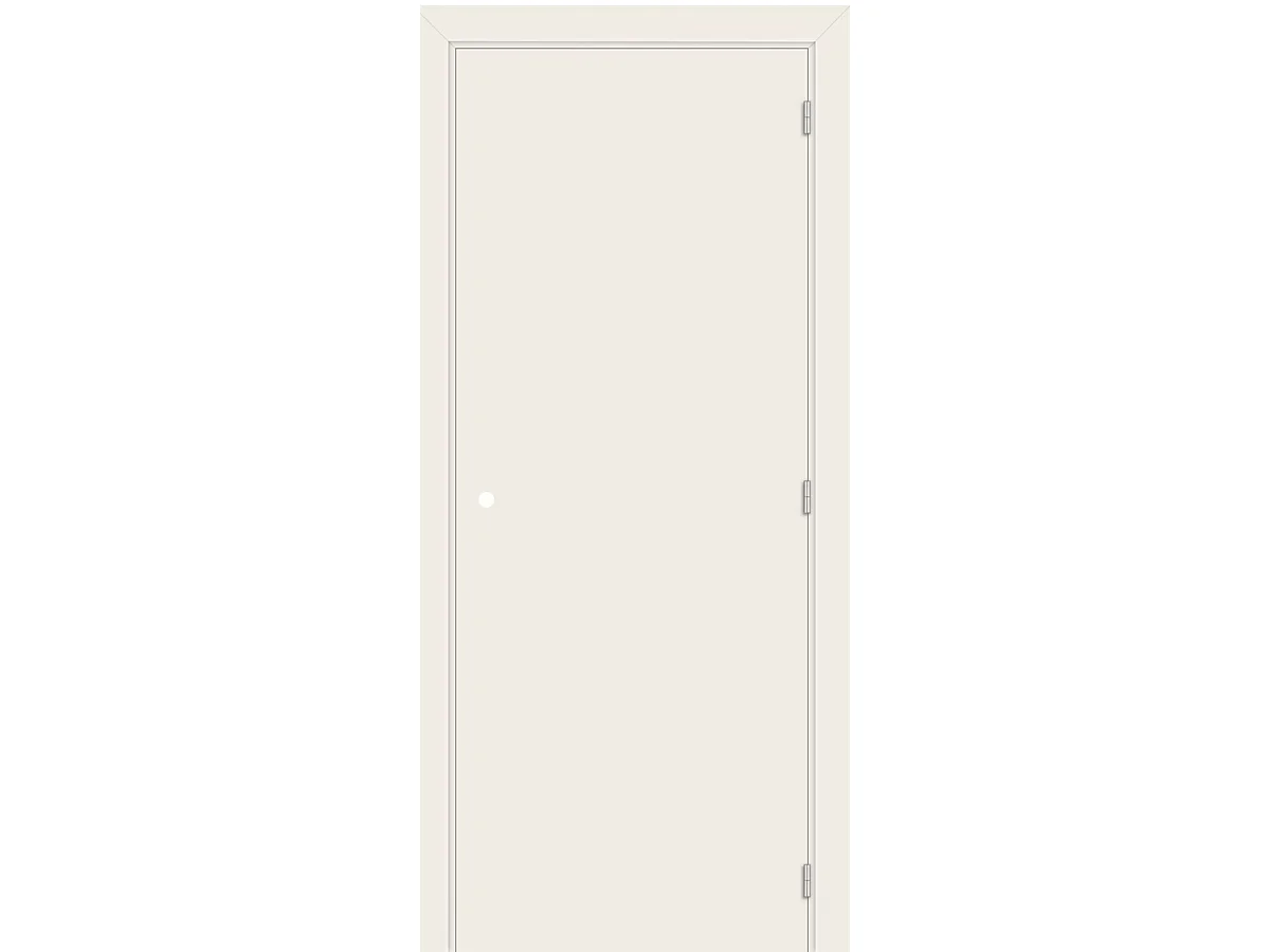 Bloc Porte Lacdor Blanc Ral9010 H204 X L73 Côte Tableau P.gauche Gd Menuiseries