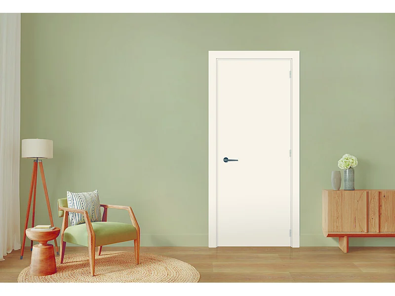 Bloc Porte Lacdor Blanc Ral9010 H204 X L83 Côte Tableau P.gauche Gd Menuiseries