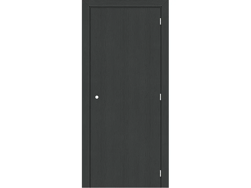 Bloc porte Grey Oak H204 x L73 Poussant Gauche Cotes Tableau