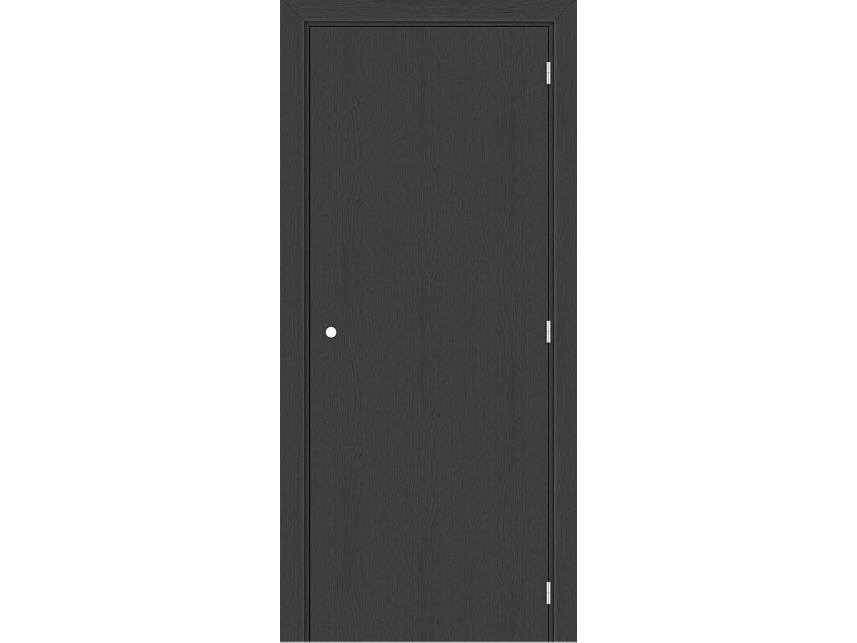 Bloc porte Grey Oak H204 x L83 Poussant Gauche Cotes Tableau