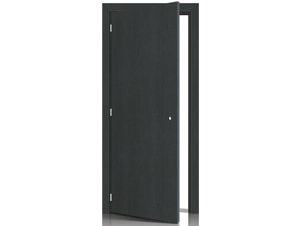 Bloc porte Grey Oak H204 x L73 Poussant Droite Cotes Tableau