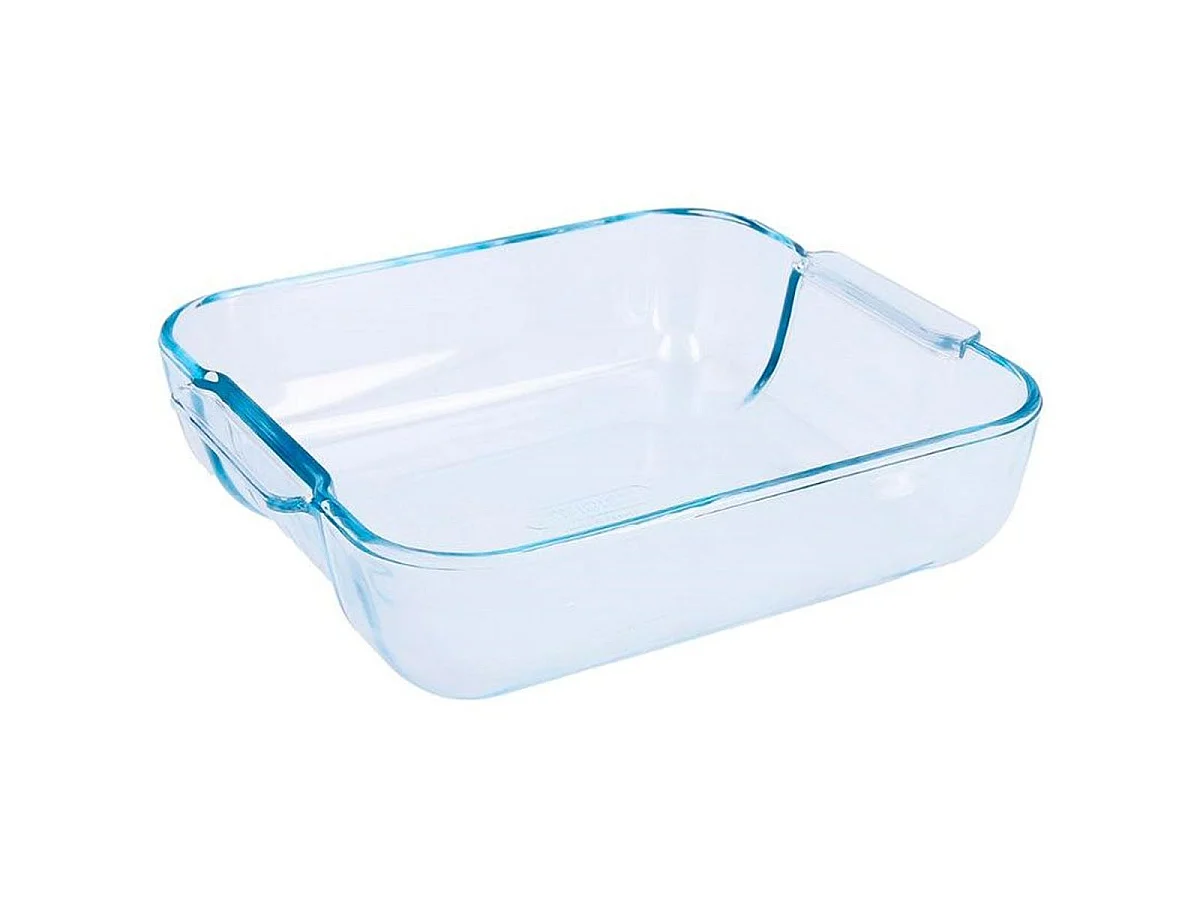 Fuente de horno Classic Pyrex cuadrada con asas vidrio 6x25x22 cm