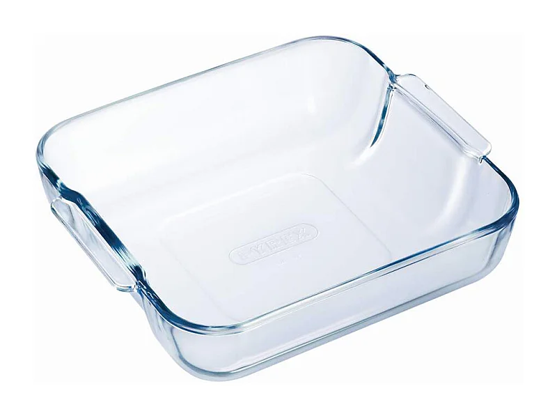 Fuente de horno Classic Pyrex cuadrada con asas vidrio 6x25x22 cm