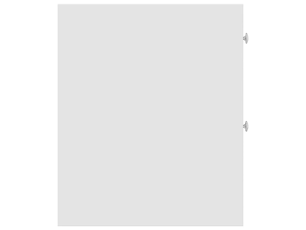 Armoire de salle de bain étroite avec roulettes blanc